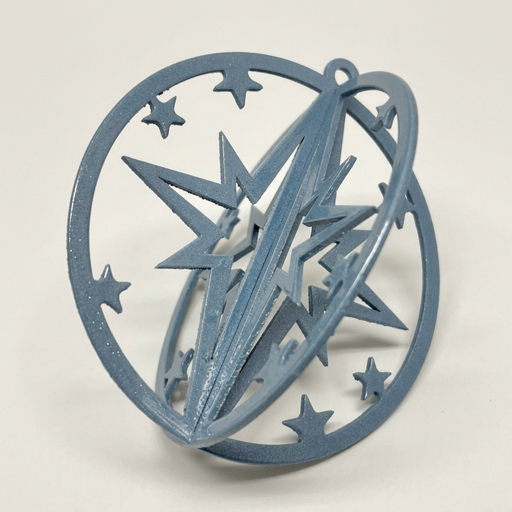 Original 3D Star ornament photo cleanup