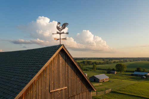 Rooster Weather Vane Lifestyle